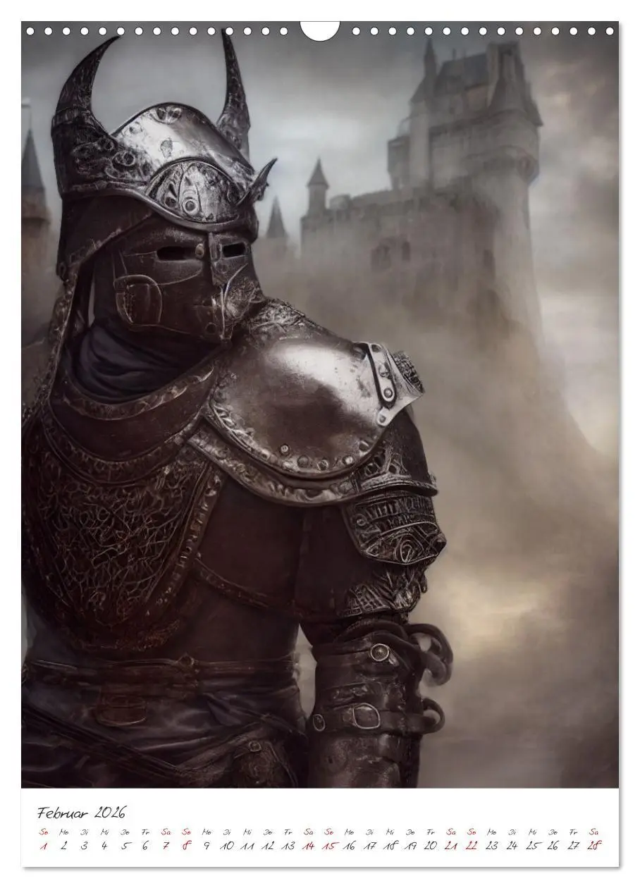 Bild: 9783516334609 | Dark Fantasy Art - Zeit der Helden (Wandkalender 2026 DIN A3 hoch),...