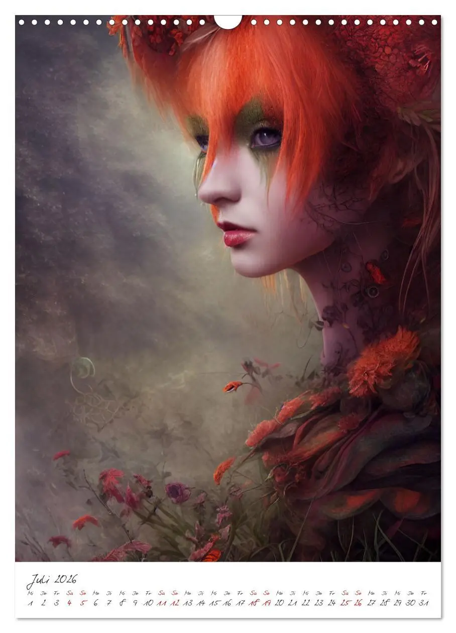 Bild: 9783516334609 | Dark Fantasy Art - Zeit der Helden (Wandkalender 2026 DIN A3 hoch),...
