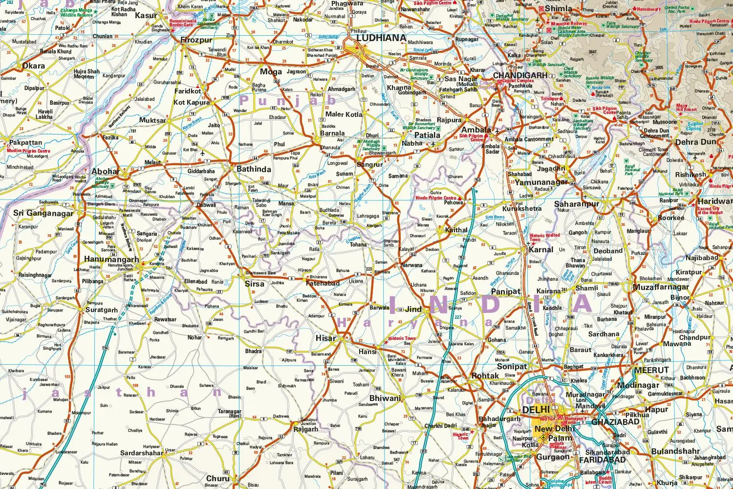 Bild: 9783831774609 | Reise Know-How Landkarte Indien, Nordwest / India, Northwest...