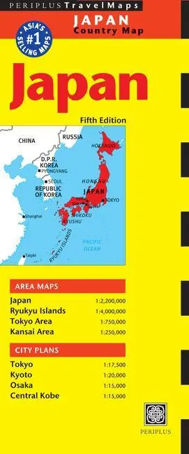 Cover: 9784805314609 | Japan Travel Map | Periplus Editions | (Land-)Karte | Karte/Landkarte