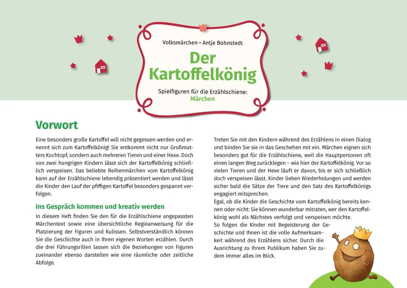 Bild: 4260694924709 | Der Kartoffelkönig. Erzählschienen-Figurenset | Antje Bohnstedt | 2026