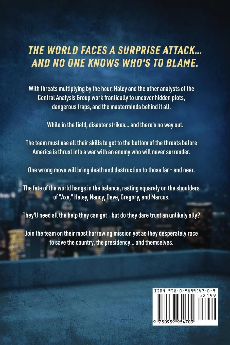 Rückseite: 9780989954709 | A Team of Six | An Unsanctioned Asset Thriller Book 6 | Brad Lee | SSE
