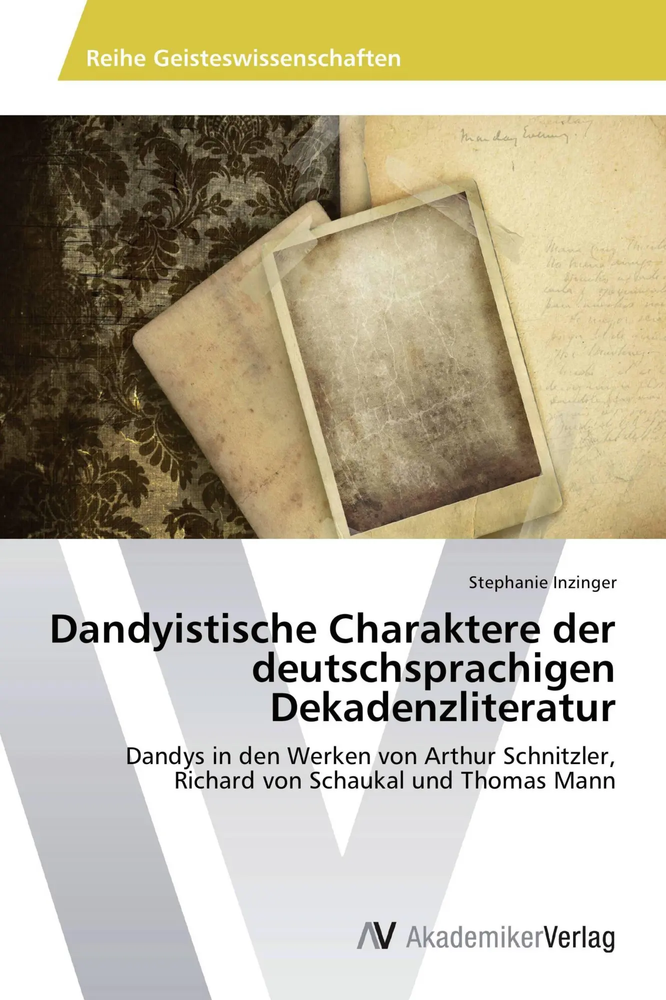 Cover: 9783639634709 | Dandyistische Charaktere der deutschsprachigen Dekadenzliteratur