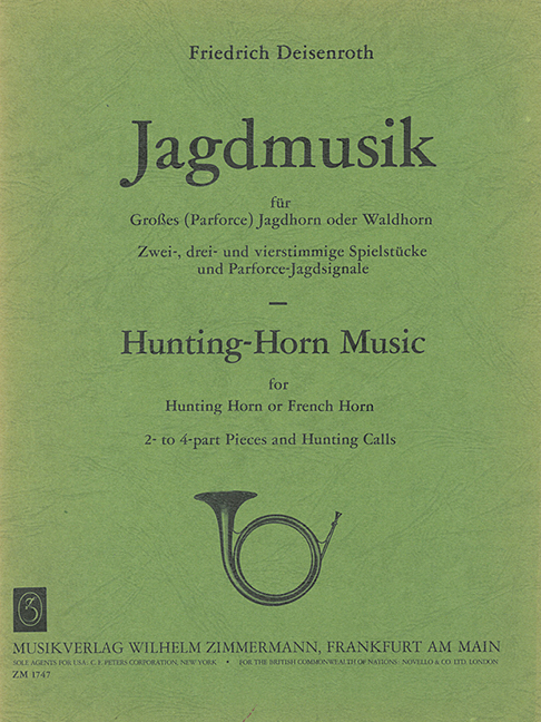Cover: 9790010174709 | Jagdmusik | großes (Parforce-) Jagdhorn oder Waldhorn., Dt/engl/frz