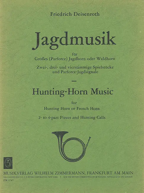 Cover: 9790010174709 | Jagdmusik | großes (Parforce-) Jagdhorn oder Waldhorn., Dt/engl/frz