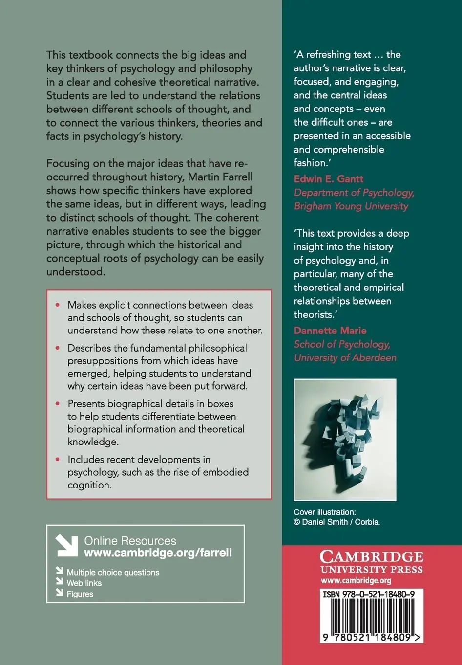 Rückseite: 9780521184809 | Historical and Philosophical Foundations of Psychology | Farrell