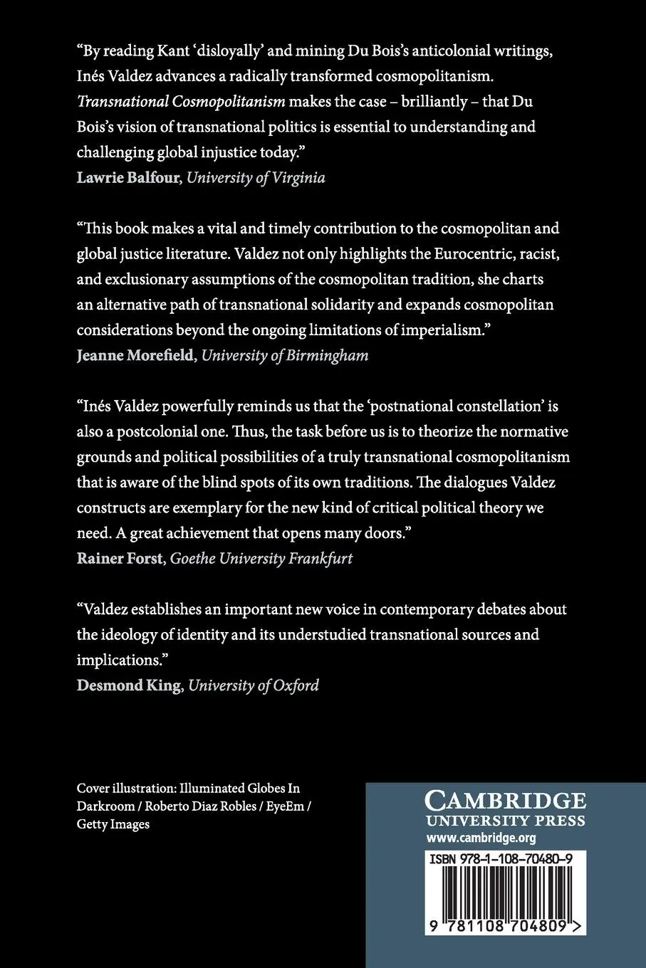 Rückseite: 9781108704809 | Transnational Cosmopolitanism | Inés Valdez | Taschenbuch | Englisch