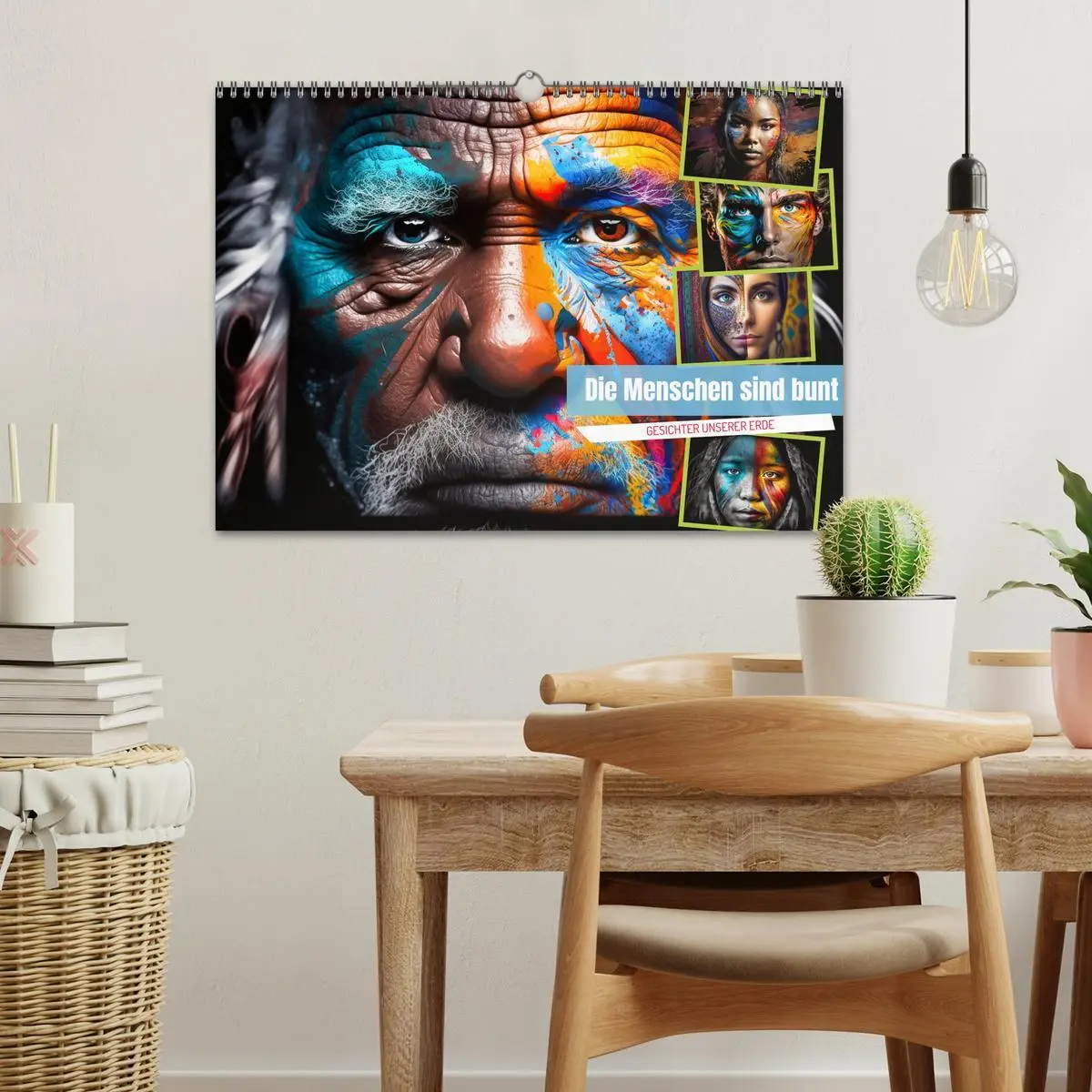 Bild: 9783457534809 | Die Menschen sind bunt (Wandkalender 2026 DIN A3 quer), CALVENDO...