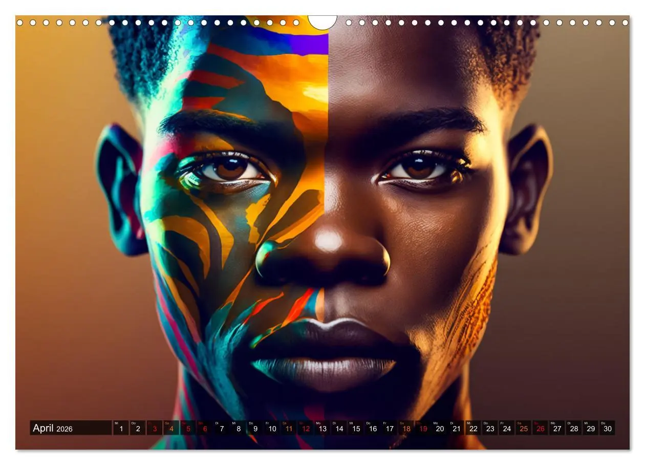 Bild: 9783457534809 | Die Menschen sind bunt (Wandkalender 2026 DIN A3 quer), CALVENDO...