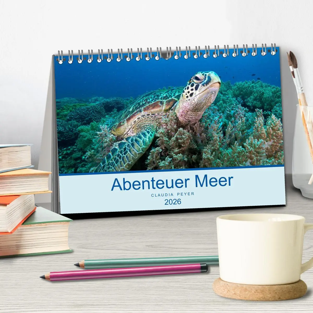 Bild: 9783457774809 | Abenteuer Unterwasser (Tischkalender 2026 DIN A5 quer), CALVENDO...