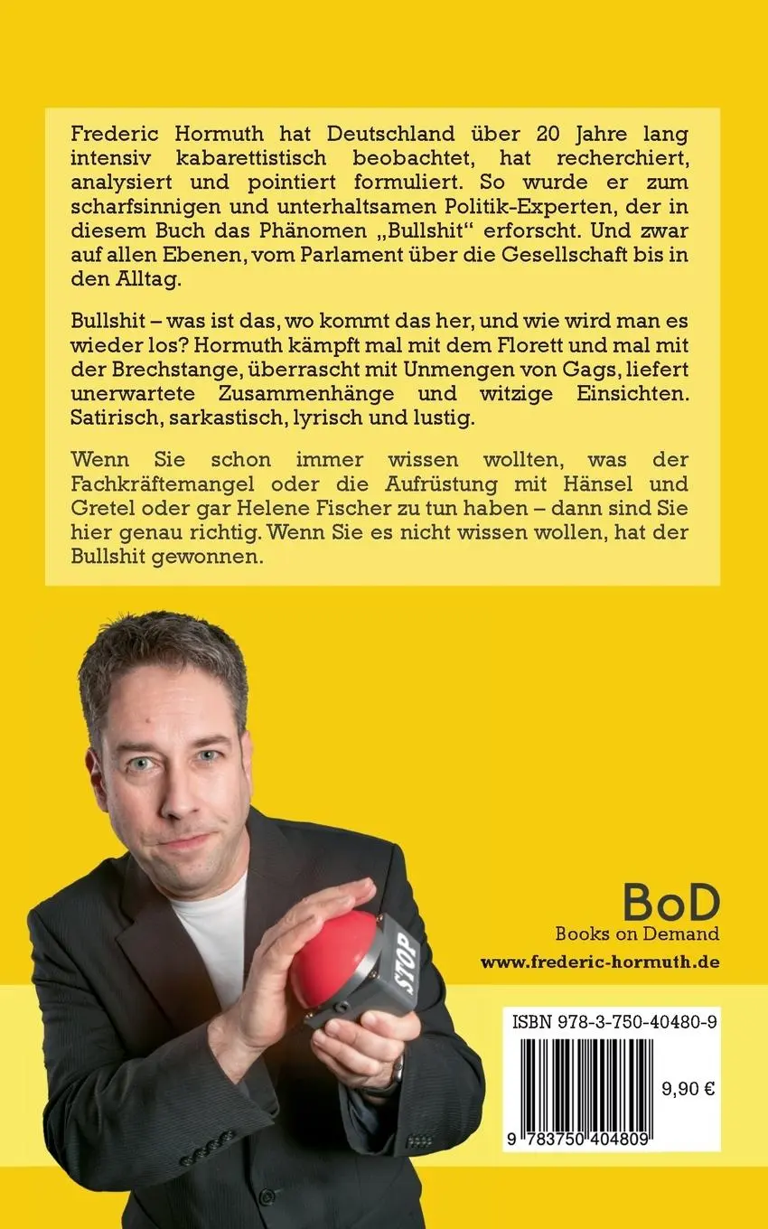 Rückseite: 9783750404809 | Bullshit ist kein Dünger | Das Buch zur Show zum Shit | Hormuth | Buch