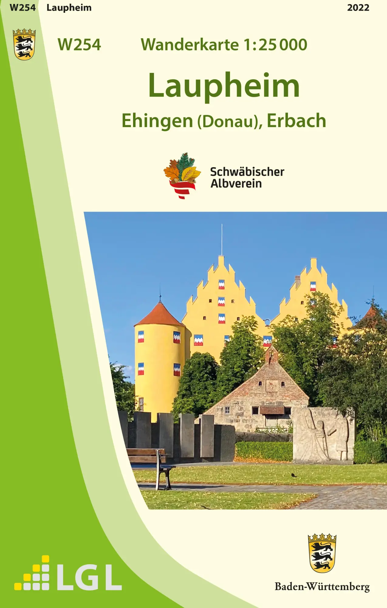 Cover: 9783863984809 | W254 Wanderkarte 1:25 000 Laupheim | Ehingen (Donau), Erbach | 2 S.