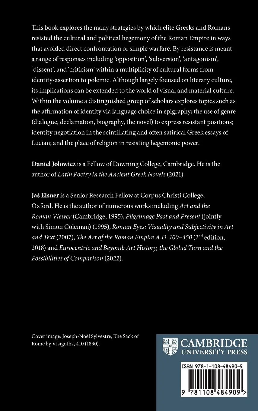 Rückseite: 9781108484909 | Articulating Resistance under the Roman Empire | Jolowicz (u. a.)