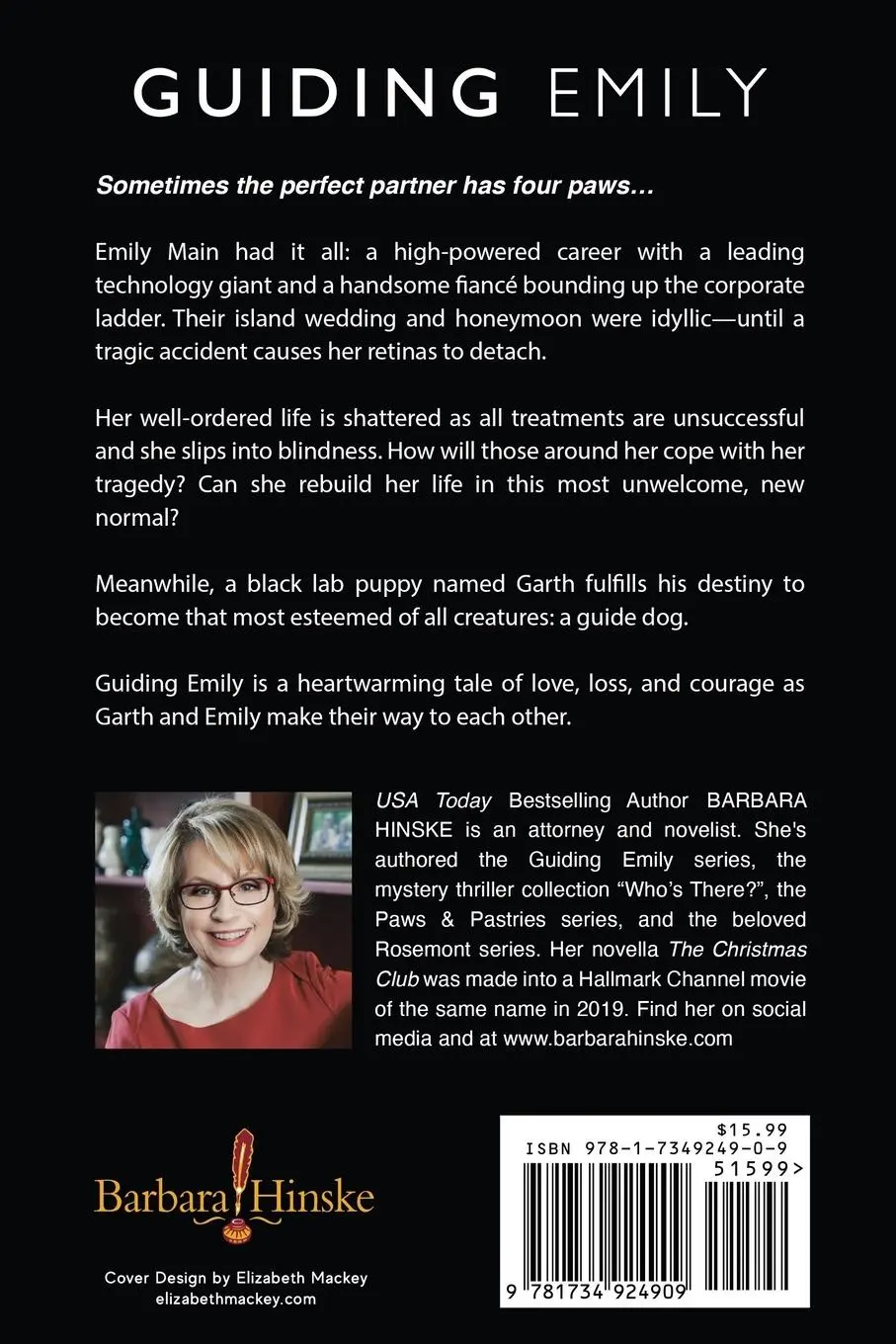 Rückseite: 9781734924909 | Guiding Emily | Barbara Hinske | Taschenbuch | Englisch | 2020