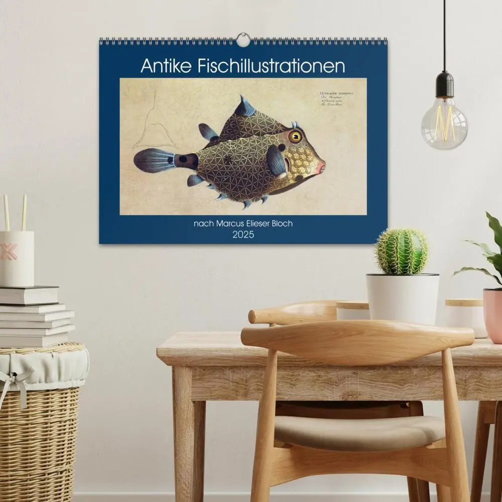 Bild: 9783435124909 | Antike Fischillustrationen nach Marcus Elieser Bloch (Wandkalender...