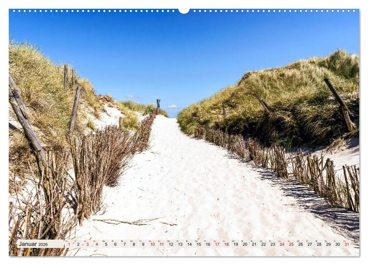Bild: 9783457764909 | SYLT Dünenwege (hochwertiger Premium Wandkalender 2026 DIN A2...