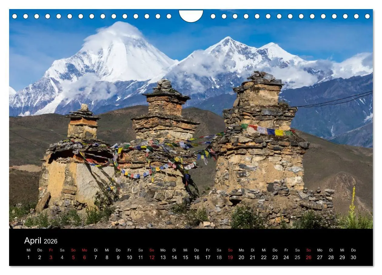 Bild: 9783516094909 | Faszination Nepal (Wandkalender 2026 DIN A4 quer), CALVENDO...