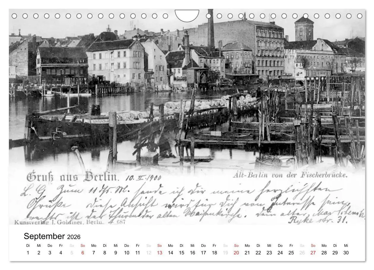 Bild: 9783516164909 | Grüße aus dem alten Berlin (Wandkalender 2026 DIN A4 quer),...