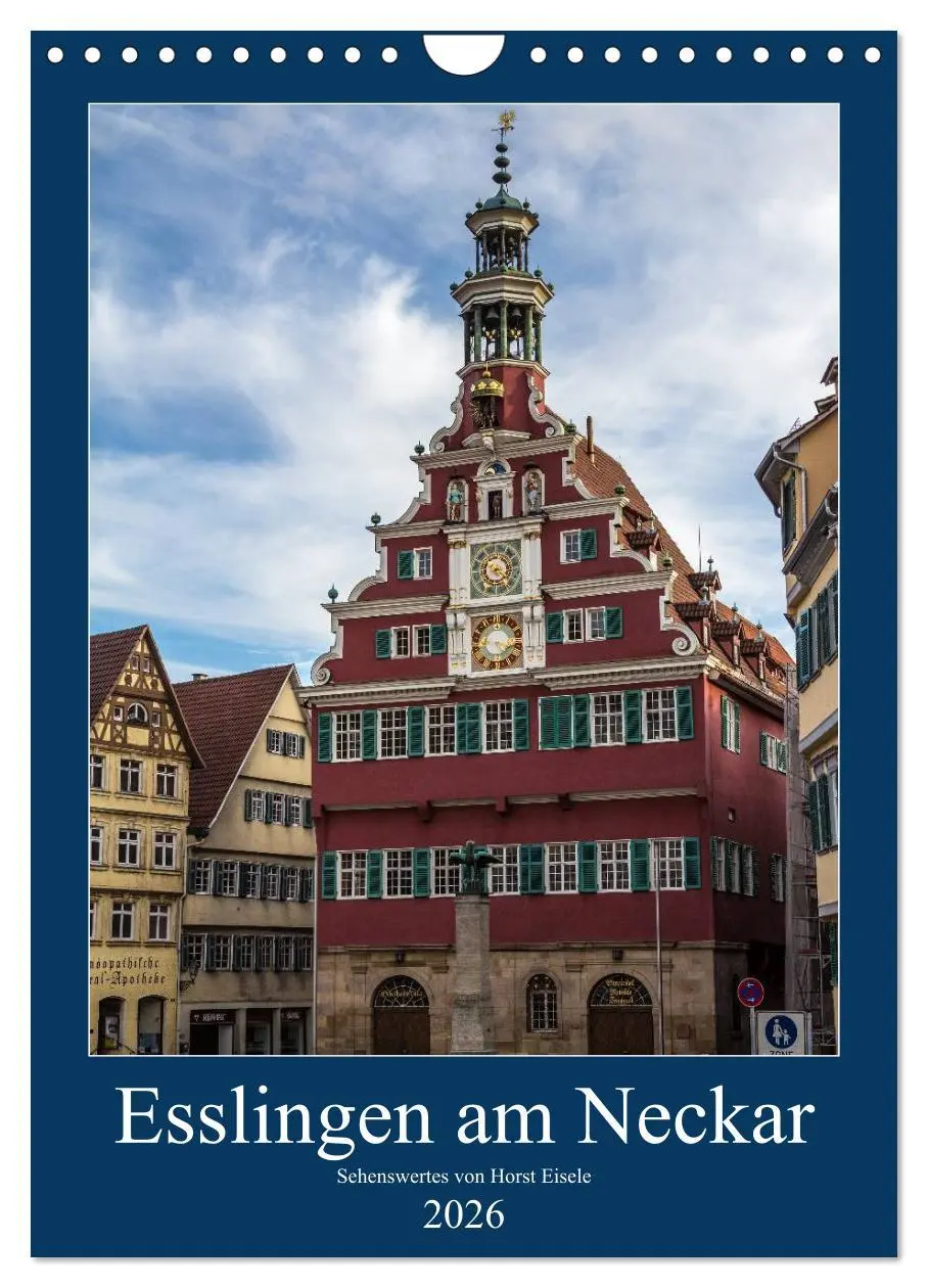 Cover: 9783516474909 | Esslingen am Neckar - Sehenswertes (Wandkalender 2026 DIN A4 hoch),...