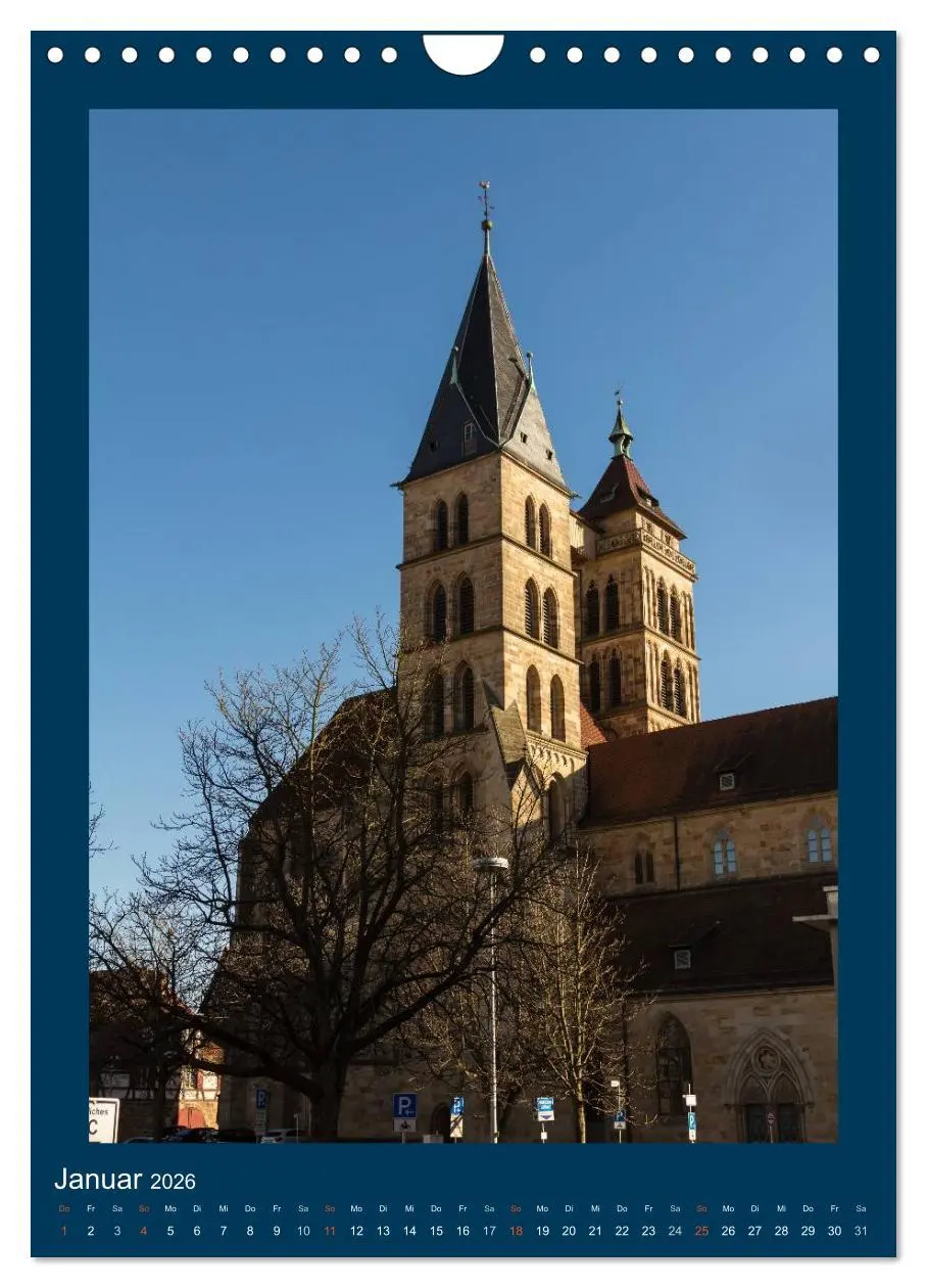 Bild: 9783516474909 | Esslingen am Neckar - Sehenswertes (Wandkalender 2026 DIN A4 hoch),...