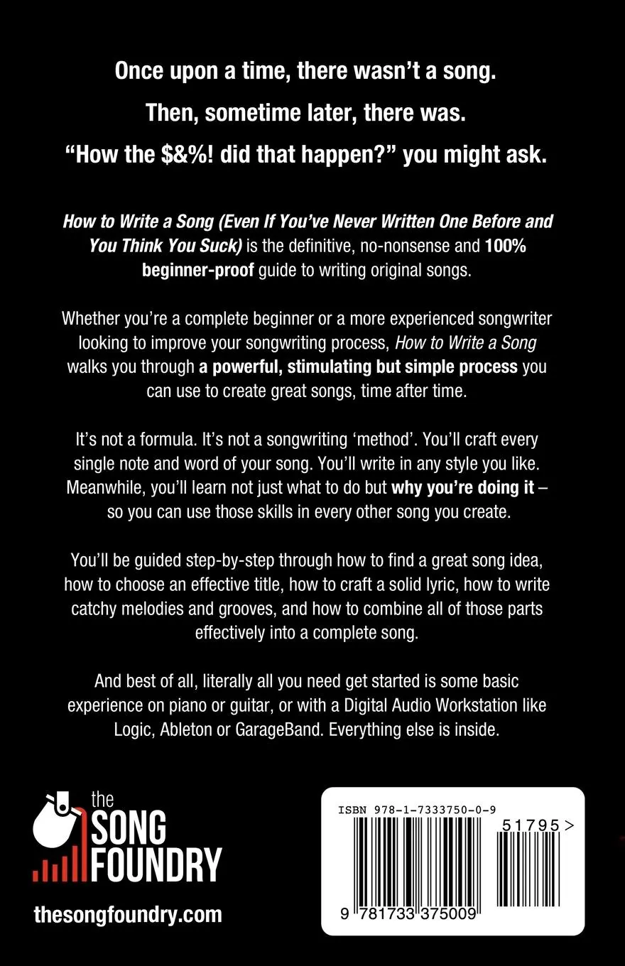 Rückseite: 9781733375009 | How to Write a Song (Even If You've Never Written One Before and...