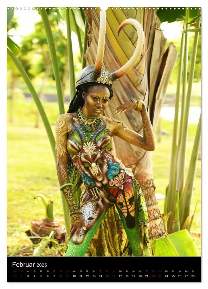 Bild: 9783435945009 | Equatorial Guinea Bodypainting Festival "Origins" (Wandkalender...