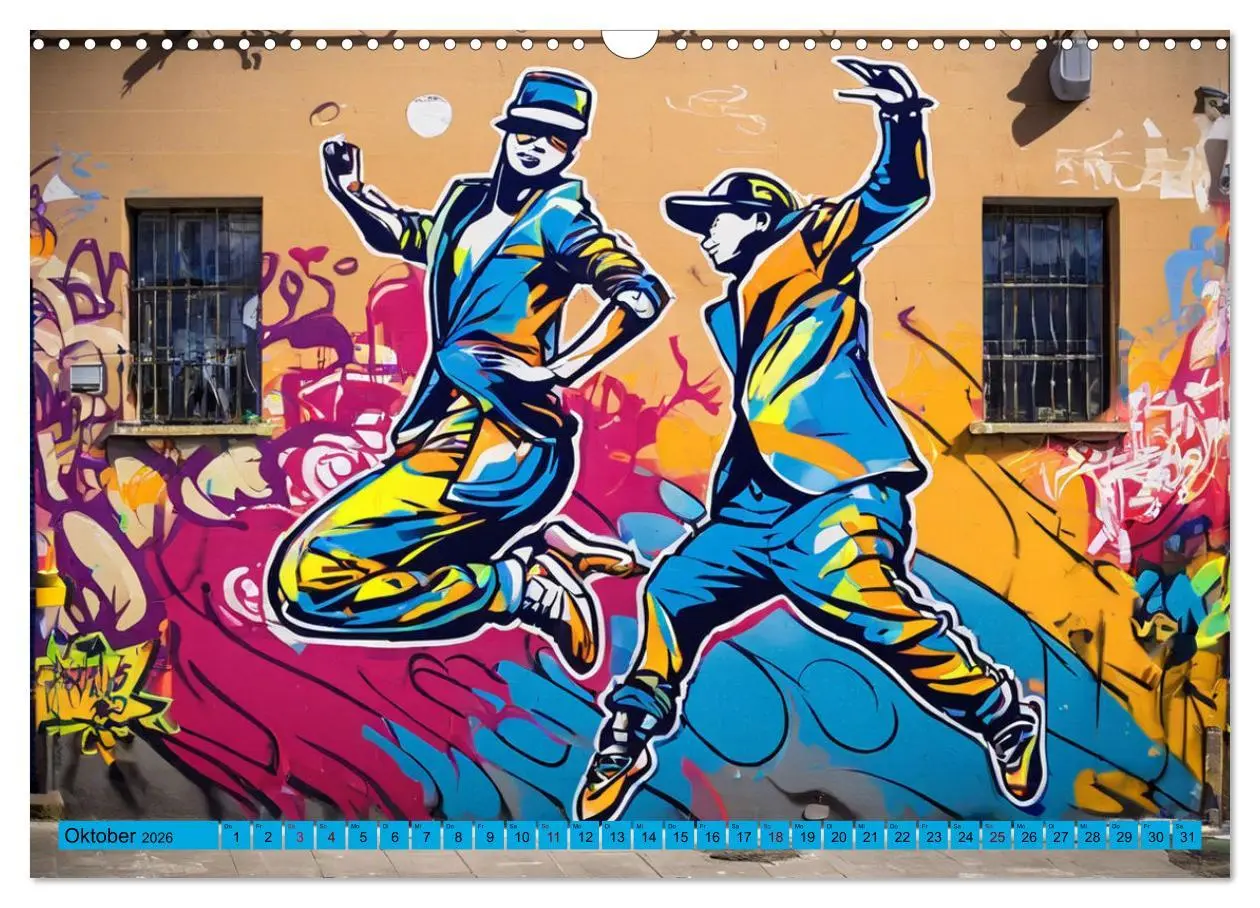 Bild: 9783457415009 | Lebensart Hip Hop (Wandkalender 2026 DIN A3 quer), CALVENDO...