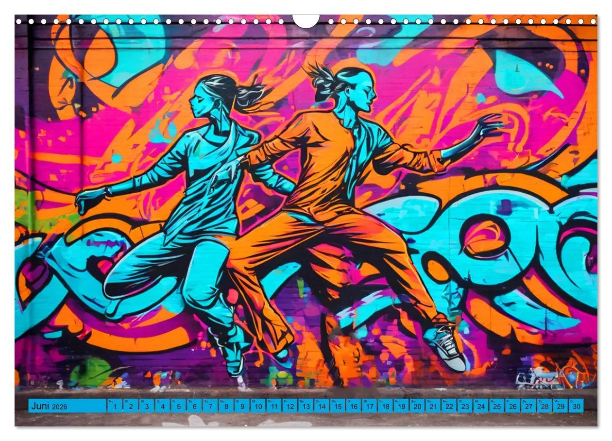 Bild: 9783457415009 | Lebensart Hip Hop (Wandkalender 2026 DIN A3 quer), CALVENDO...