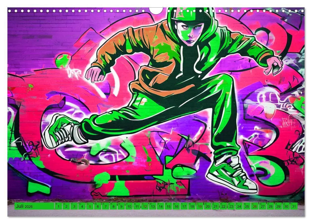 Bild: 9783457415009 | Lebensart Hip Hop (Wandkalender 2026 DIN A3 quer), CALVENDO...