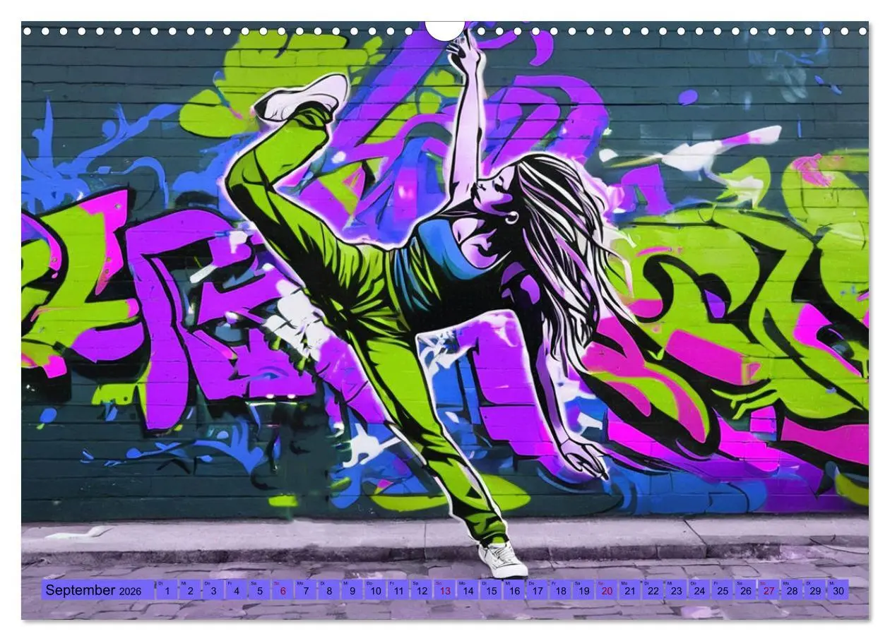 Bild: 9783457415009 | Lebensart Hip Hop (Wandkalender 2026 DIN A3 quer), CALVENDO...