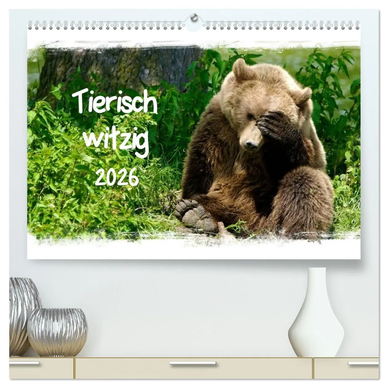 Cover: 9783516055009 | Tierisch witzig (hochwertiger Premium Wandkalender 2026 DIN A2...