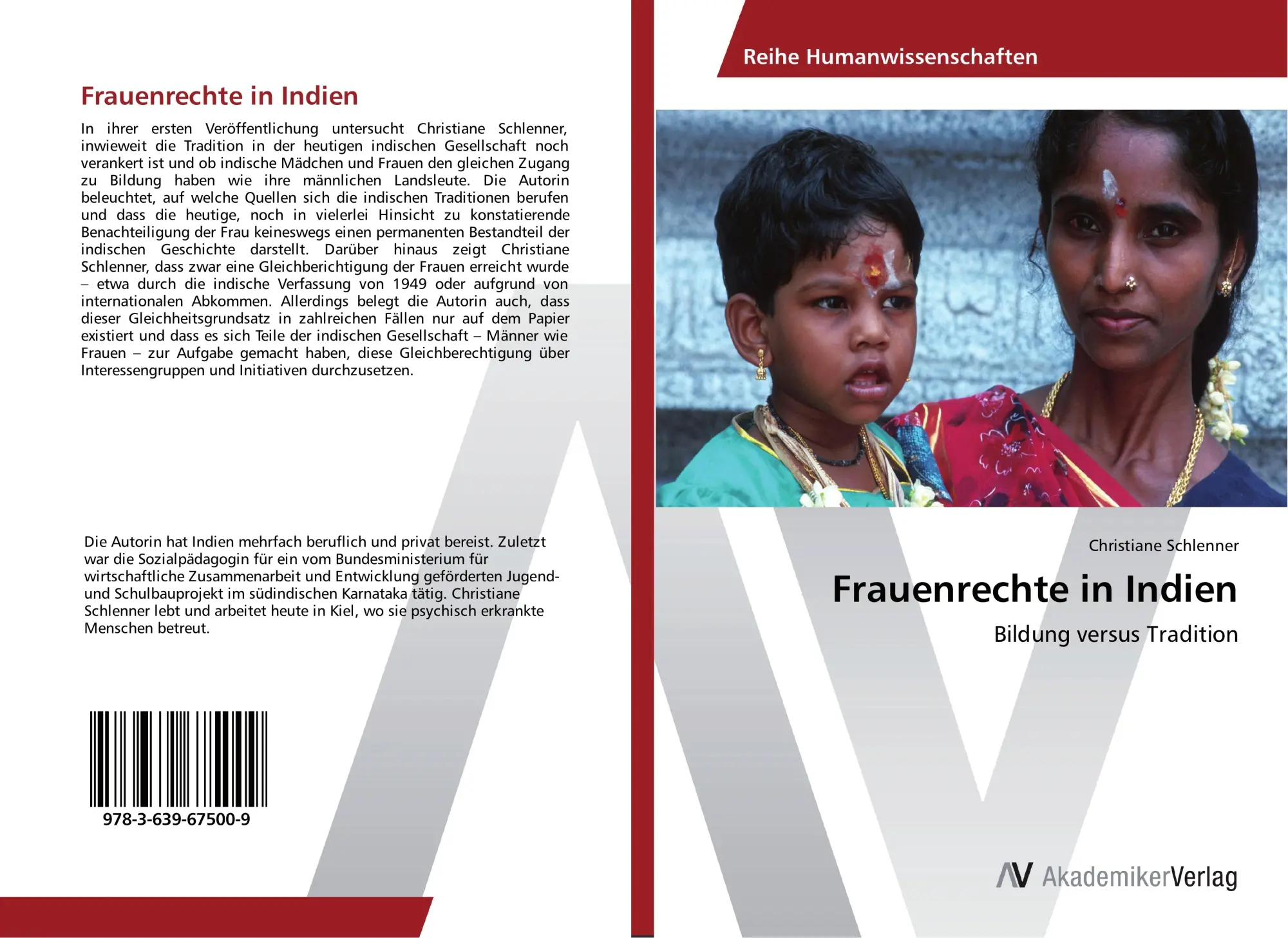 Cover: 9783639675009 | Frauenrechte in Indien | Bildung versus Tradition | Schlenner | Buch