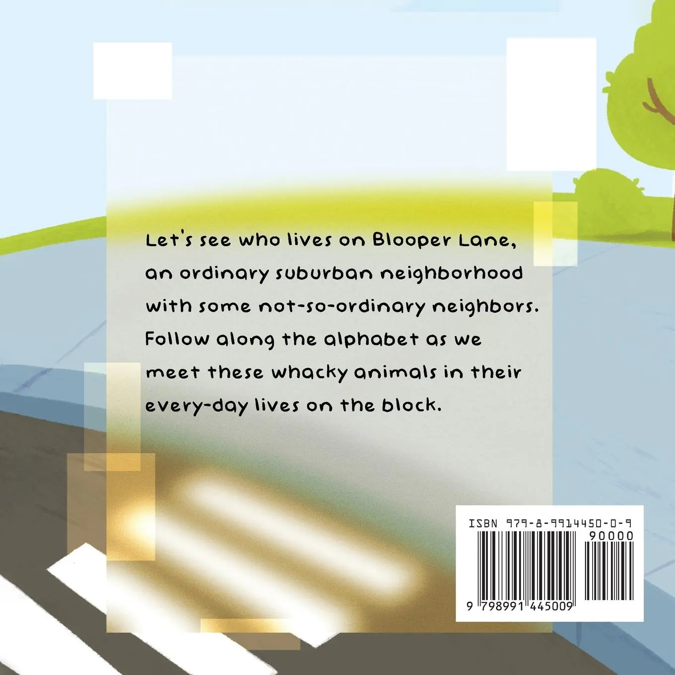 Rückseite: 9798991445009 | Who Lives on Blooper Lane? | Francesca Plumly | Taschenbuch | Englisch