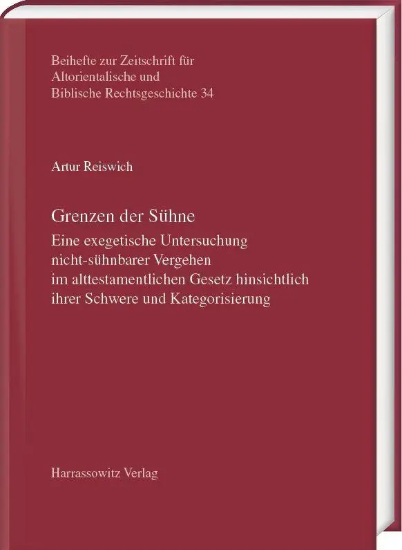 Cover: 9783447125109 | Grenzen der Sühne | Artur Reiswich | Buch | Deutsch | 2026