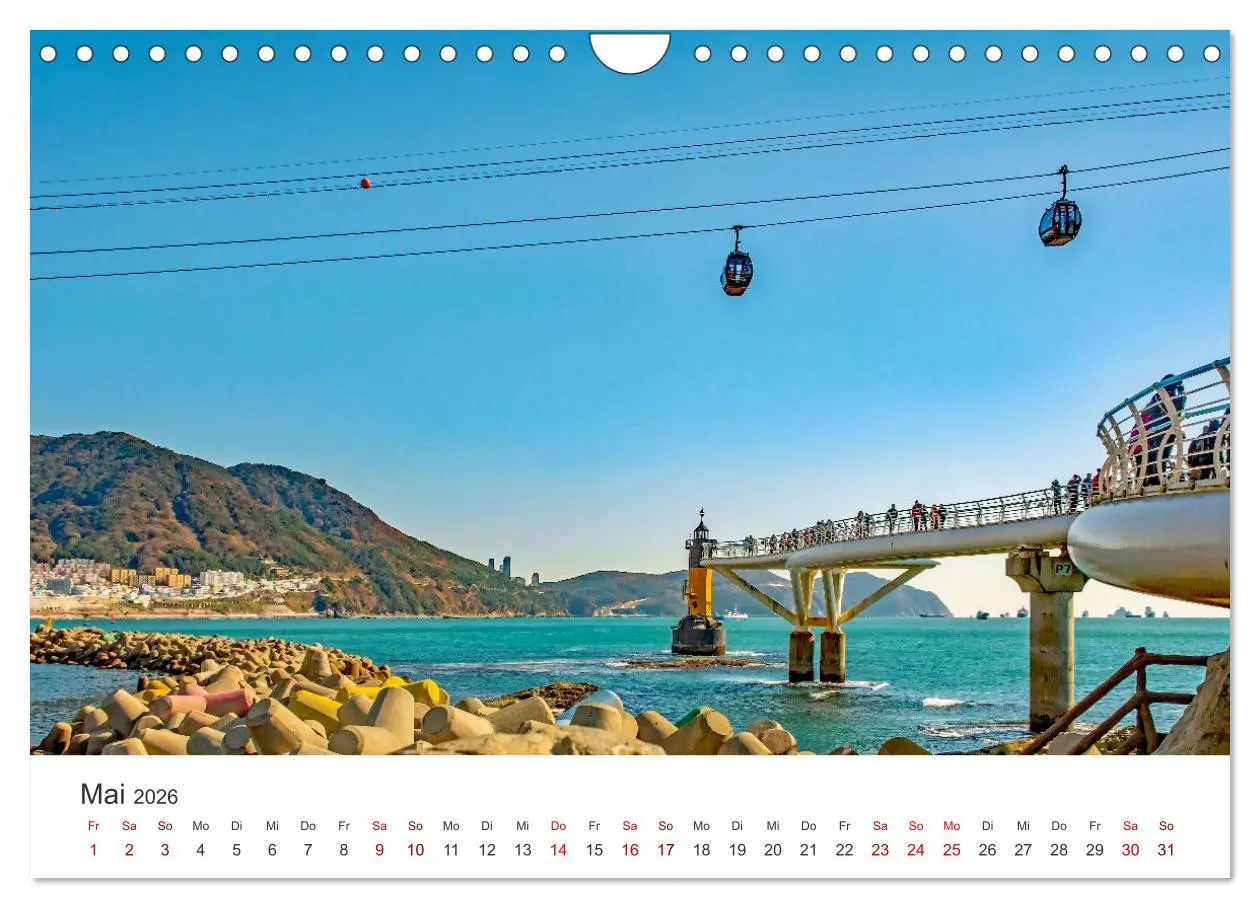 Bild: 9783457335109 | Busan - Hafenstadt in Südkorea (Wandkalender 2026 DIN A4 quer),...