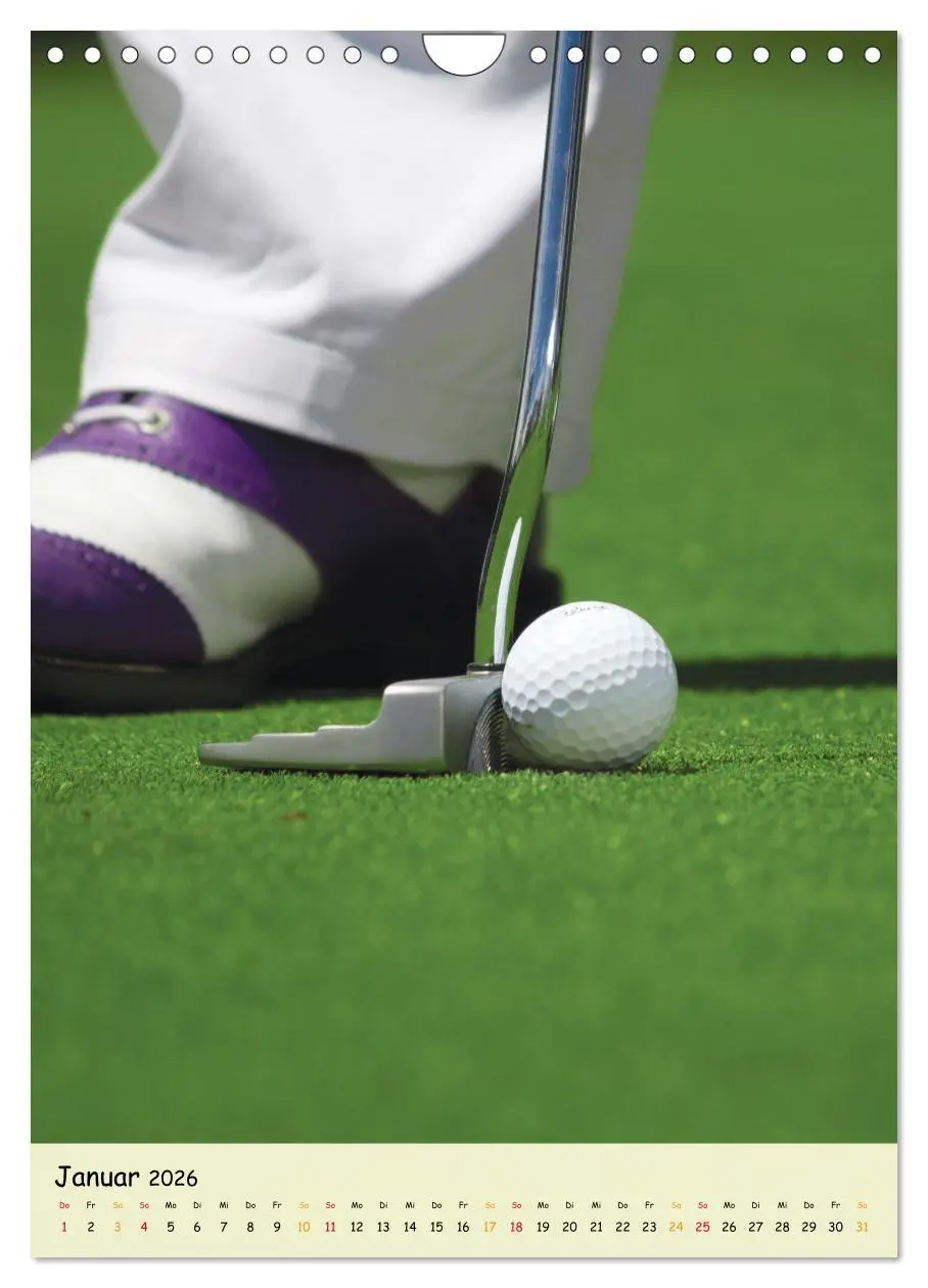 Bild: 9783516355109 | Golf Leidenschaft (Wandkalender 2026 DIN A4 hoch), CALVENDO...