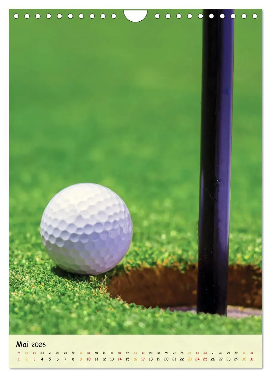 Bild: 9783516355109 | Golf Leidenschaft (Wandkalender 2026 DIN A4 hoch), CALVENDO...