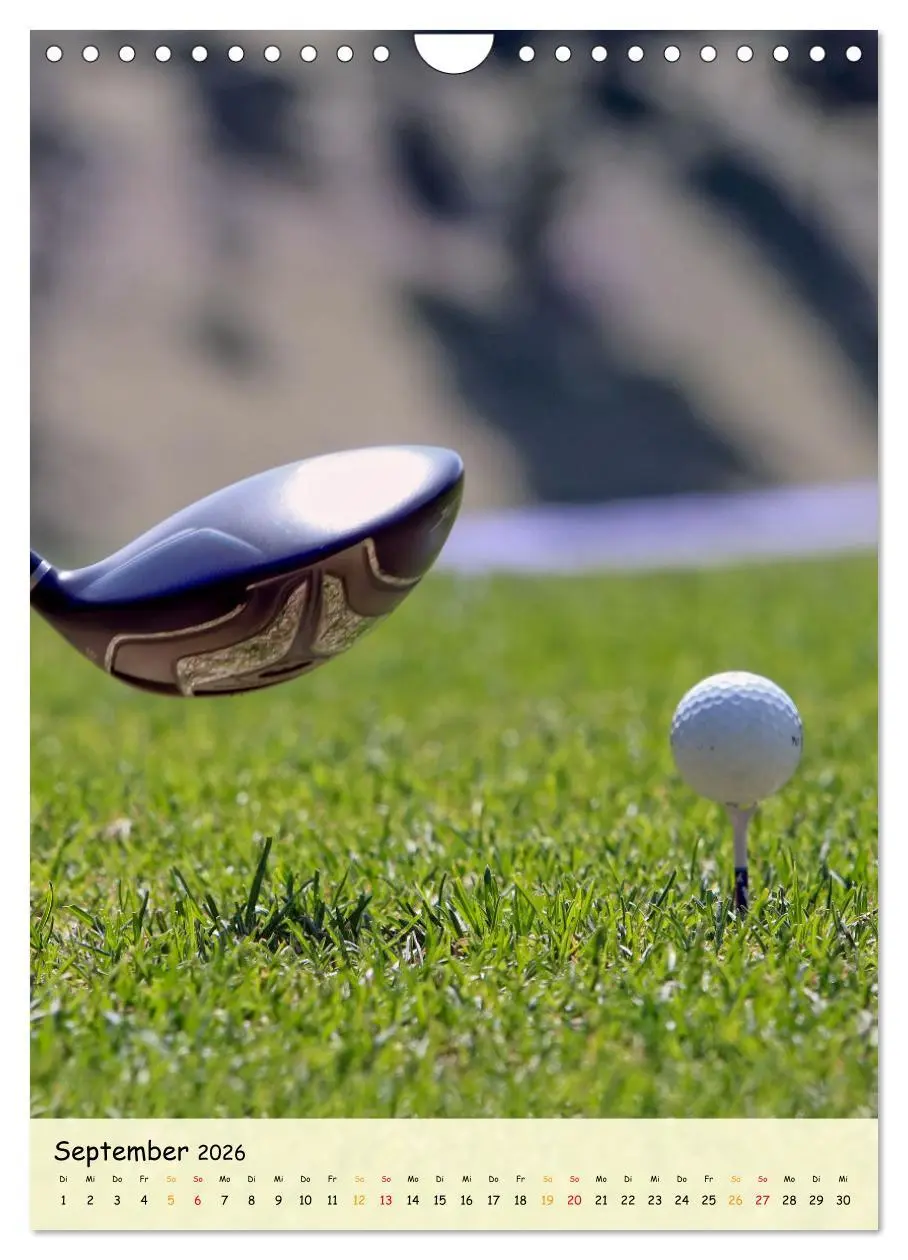 Bild: 9783516355109 | Golf Leidenschaft (Wandkalender 2026 DIN A4 hoch), CALVENDO...