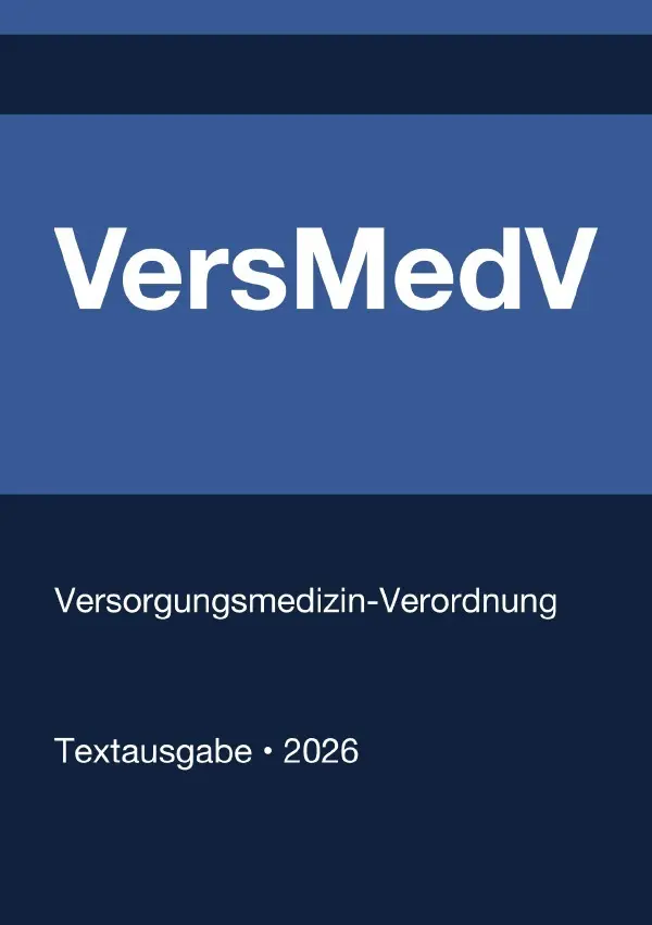 Cover: 9783565315109 | VersMedV - Versorgungsmedizin-Verordnung (Deutschland) 2026 | Buch