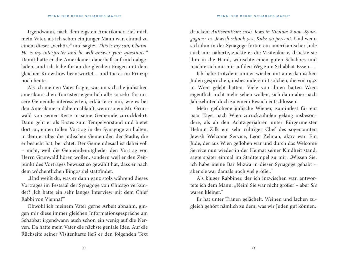 Bild: 9783710605109 | Lachen, Weinen, Hoffnung schenken | Paul Chaim Eisenberg | Buch | 2021