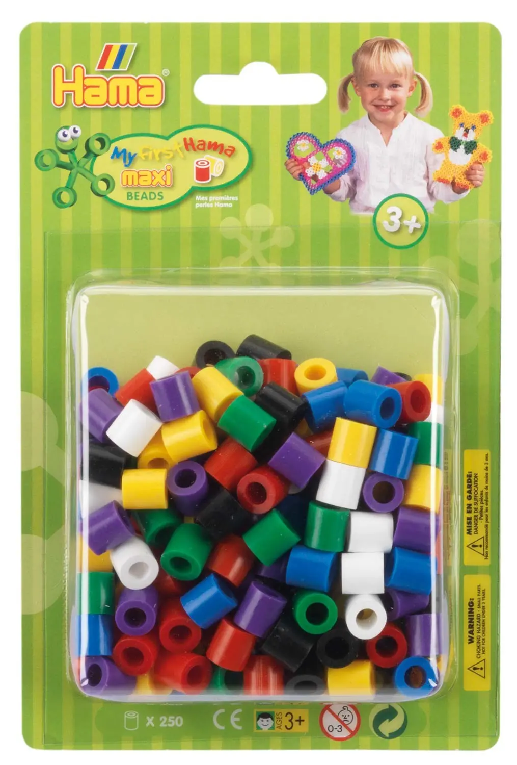 Cover: 28178085209 | Hama 8520 - Perlen, Bügelperlen Maxi, 250 Stück, bunt, volltonmix