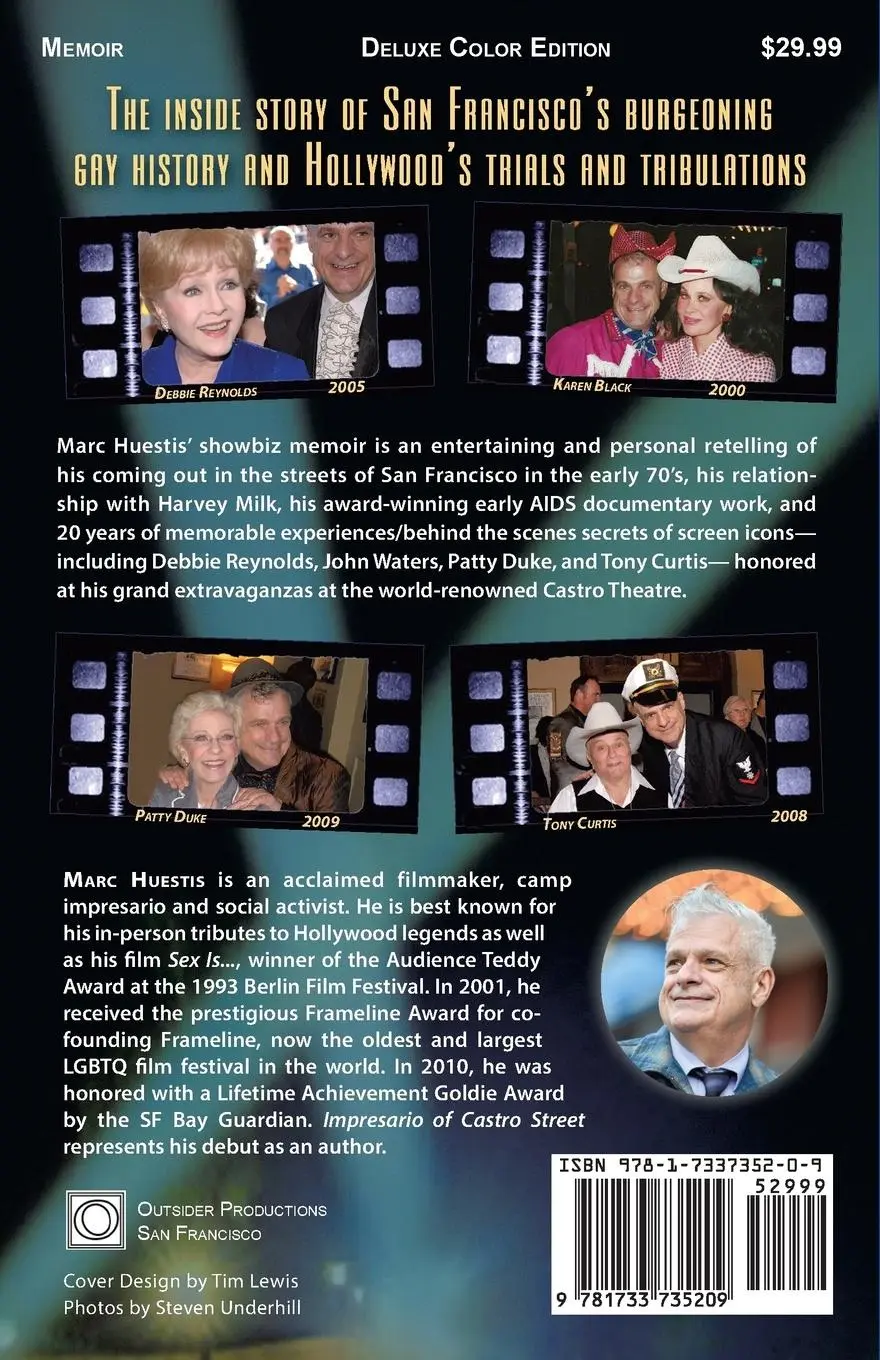 Rückseite: 9781733735209 | Impresario of Castro Street | An Intimate Showbiz Memoir | Huestis