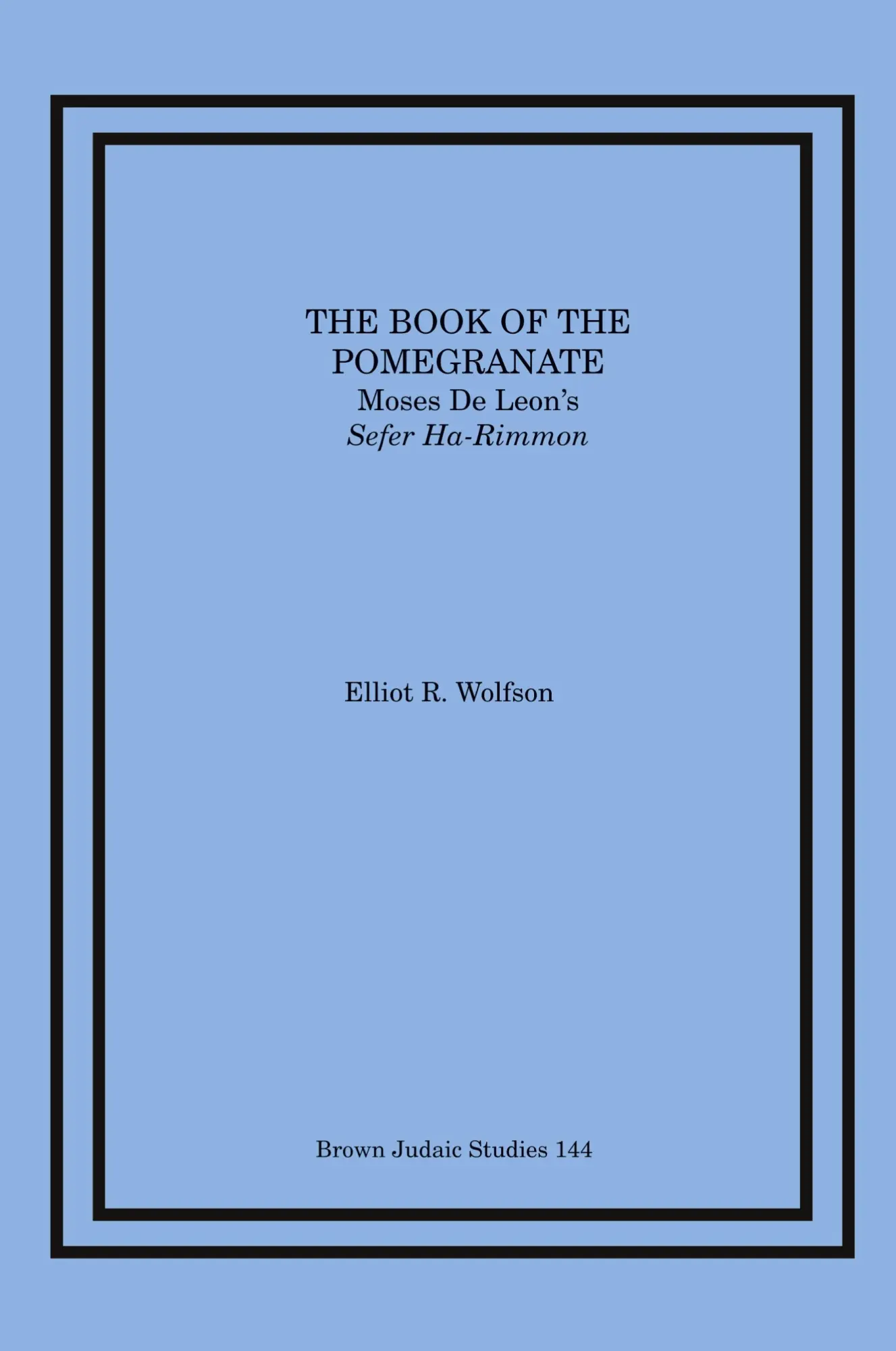 Cover: 9781930675209 | The Book of the Pomegranate | Moses de Leon's Sefer Ha-Rimmon | Buch