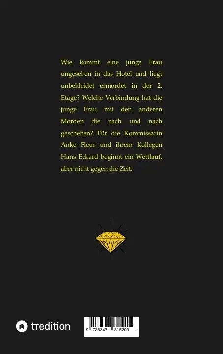 Rückseite: 9783347815209 | Hotelblut | Ein neuer Krimi mit Kriminalkomissarin Anke Fleur | Tülp
