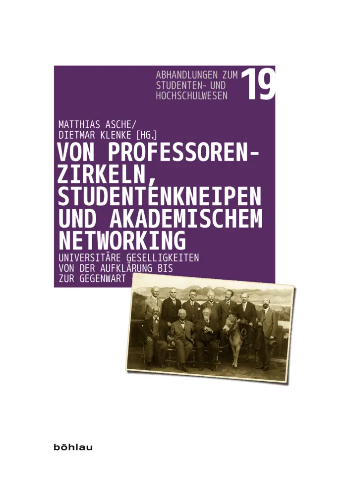 Cover: 9783412225209 | Von Professorenzirkeln, Studentenkneipen und akademischem Networking