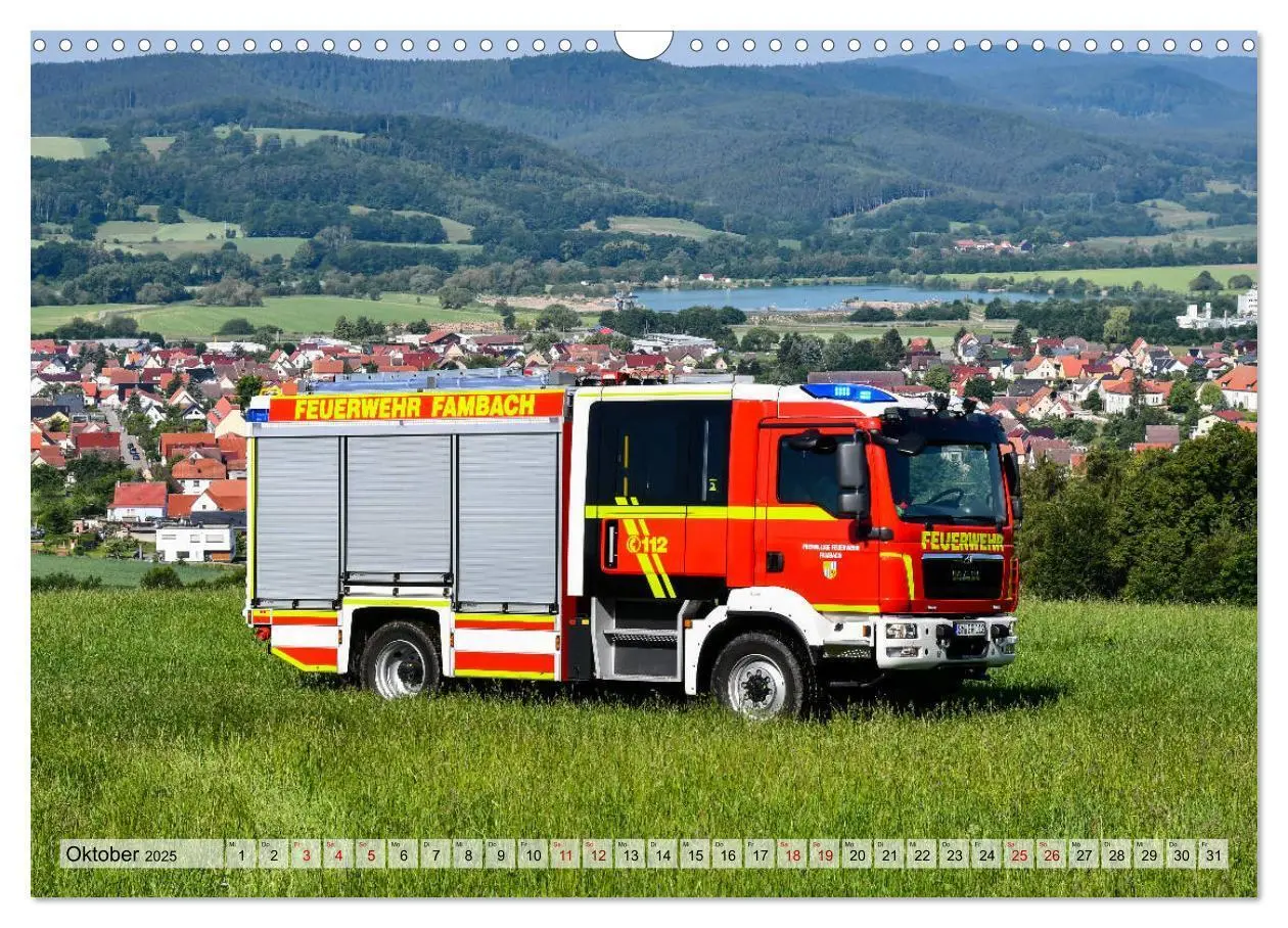 Bild: 9783435165209 | Feuerwehrfahrzeuge (Wandkalender 2025 DIN A3 quer), CALVENDO...