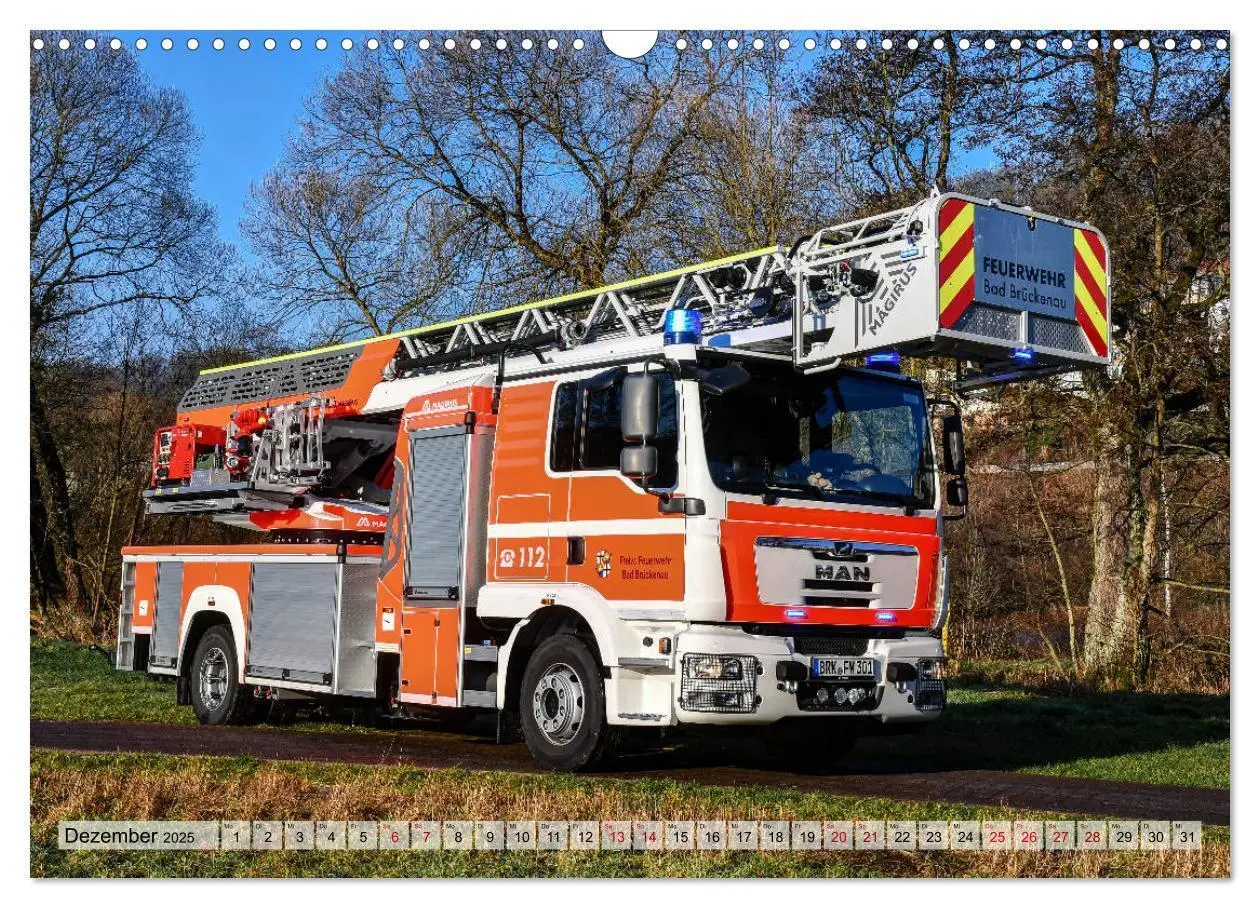 Bild: 9783435165209 | Feuerwehrfahrzeuge (Wandkalender 2025 DIN A3 quer), CALVENDO...