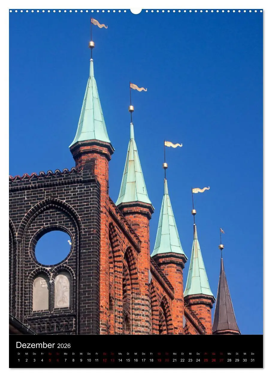 Bild: 9783516415209 | Lübeck - Hanseschönheit in Insellage (Wandkalender 2026 DIN A2...