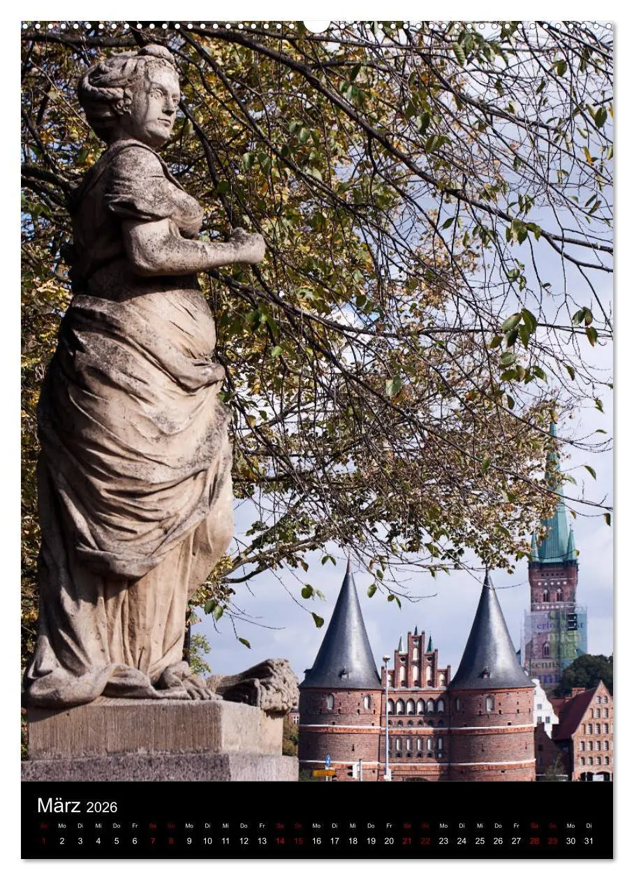 Bild: 9783516415209 | Lübeck - Hanseschönheit in Insellage (Wandkalender 2026 DIN A2...