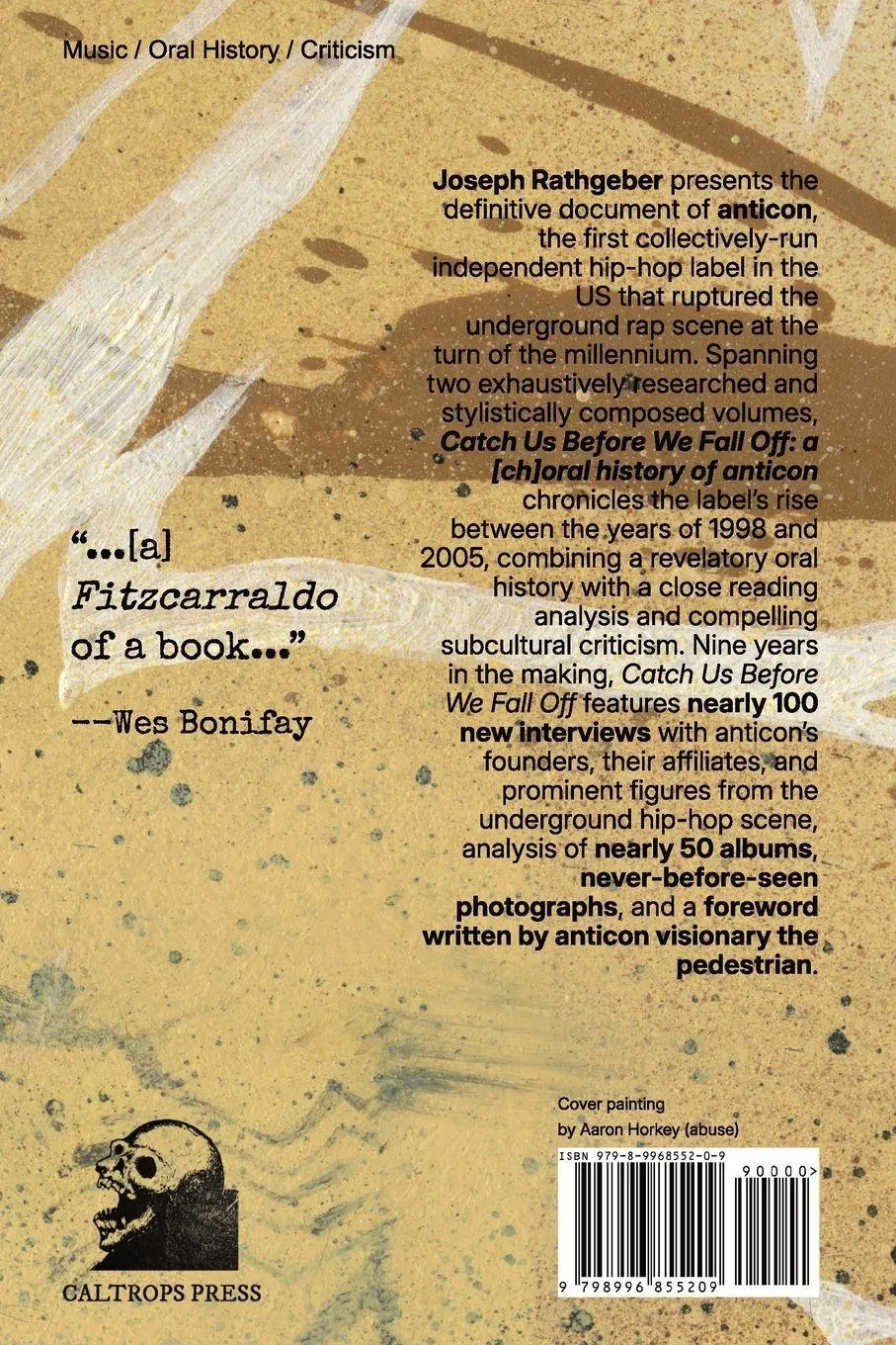 Rückseite: 9798996855209 | Catch Us Before We Fall Off | a [ch]oral history of anticon (Volume 1)